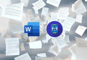 How can you check a page count in Microsoft Word?