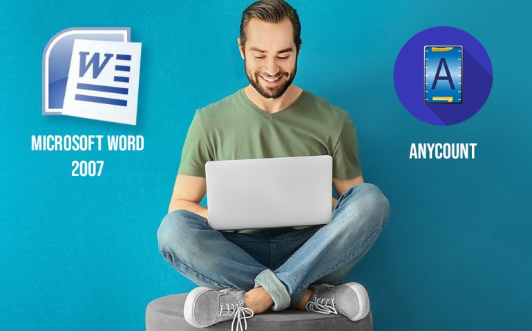 Word-count in Microsoft Word 2007 and AnyCount