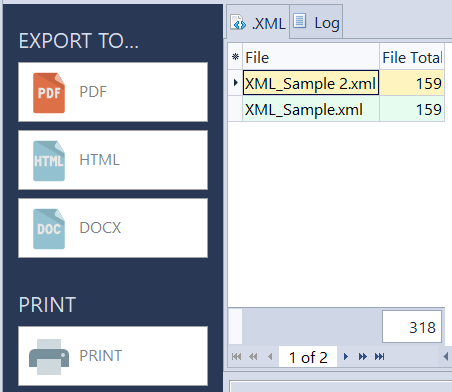 XML Word Count AnyCount - XML Word Count