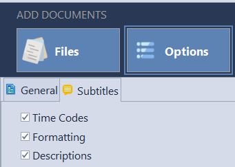 Word count options in Subtitle files