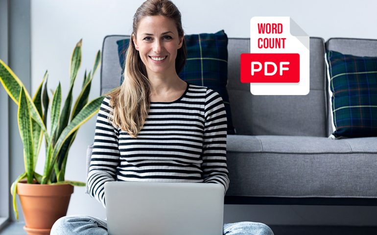 How to Count the Number of Words in your PDF files. The second method!