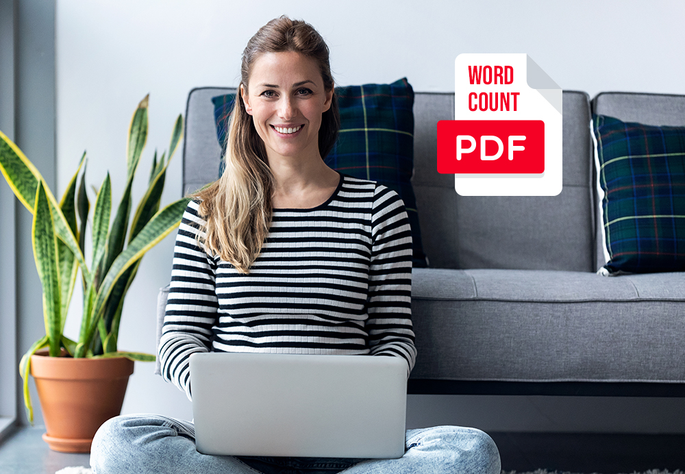 How to Count the Number of Words in your PDF files. The second method!