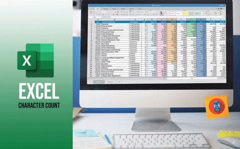 How to do an Excel character count?