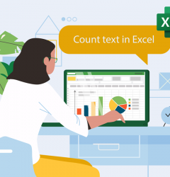 How to Count Text in Excel?