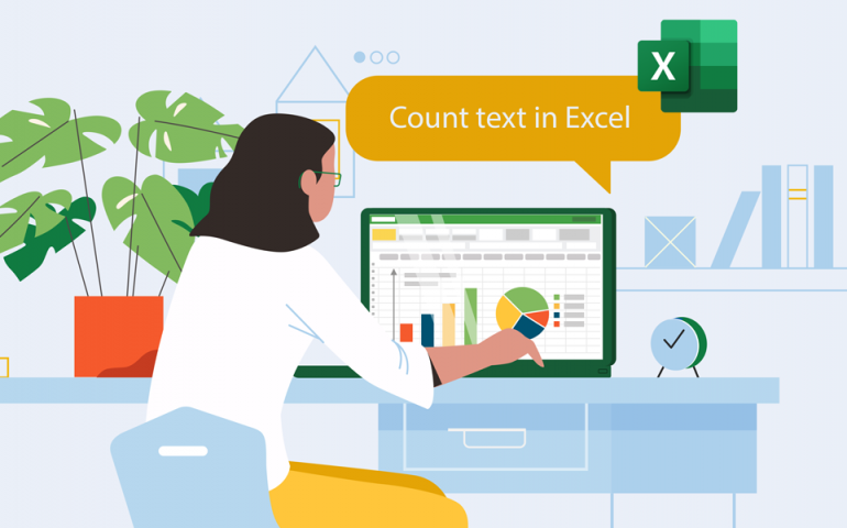 How to Count Text in Excel?