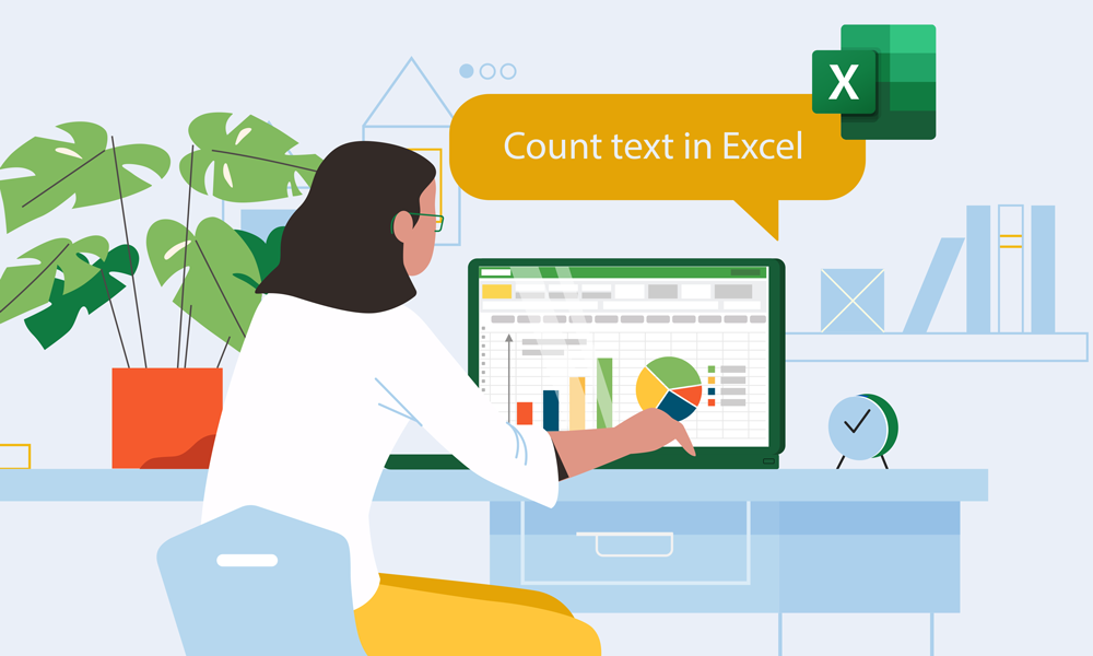 How to Count Text in Excel?